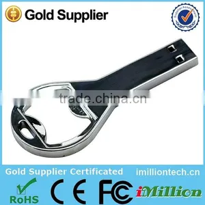 Accept Logo Print Novelty Bottle Opener Custom Usb Flash Drive thumbnail-2