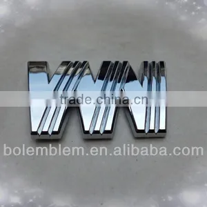 Chrome Plastic Custom Stick on Car Badges thumbnail-1