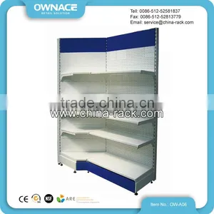Metal Shelving Racks Display Gondola Coner Wall Shelf thumbnail-1
