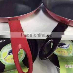Forged Aluminum Granite Stone Coating Frying Pan / Chinese Frying Pan thumbnail-1