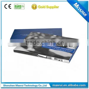 Hot Selling Customized Printing 2.4"-10.1" LCD / TFT Screen Greeting Card Video Greeting Card thumbnail-3