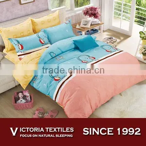 Happy Music Duvet Cover Bed Sheets Set Bed Linen Bedding Ocean Blue Coral thumbnail-1