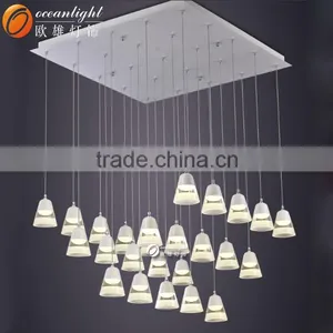 Dinning Pendant Light Cup Pendant Chandelier Acrylic Modern Chandelier OXD9042D-25W thumbnail-1