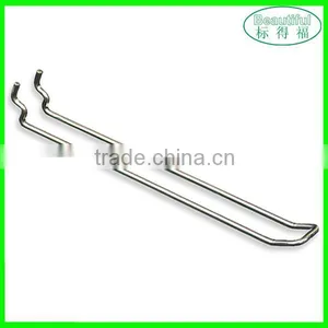Pegboard Safety Metal Loop Hook,Double Euro Hook thumbnail-1