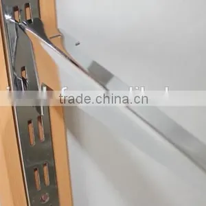Chrome Adjustable Iron Shelf Bracket for Channel thumbnail-3