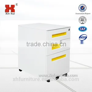 3 Drawer Mini Colorful Mobile Filing Cabinet thumbnail-4