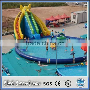 Inflatable Cowboy Water Park Slide Equipment Rides for Sale thumbnail-1