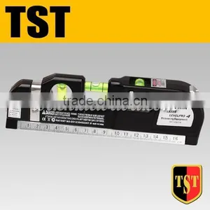 Multipurpose Level Laser Horizon Vertical Measure Tape Aligner Bubbles Ruler 8FT thumbnail-1