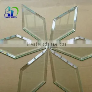Cluster Bevel Clear Float Glass Beveled Glass Pieces thumbnail-6
