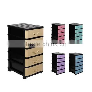 5 Tiers Plastic Drawer thumbnail-1