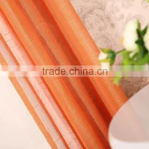 100% Polyester Fabric Gold and Silver Metallic Yarn Voile Sheer Eyelet Curtain Drapes thumbnail-3