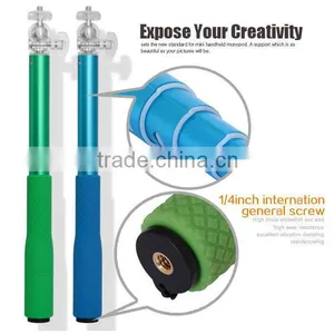 Stable With Bluetooth Remote Shutter Wireless Monopod With Pan Tilt Head thumbnail-1