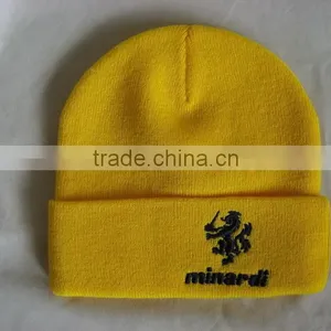 Custom Thick Knit Beanie Hat thumbnail-3