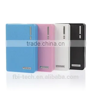 Promotion 18650 Battery Imitation Leather Shell 6600mAh Power Bank thumbnail-2