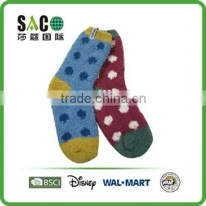 Colorful Dots Pattern Fluffy Socks thumbnail-1