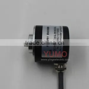 YUMO ISC3806 360PPR 5V YUMO ISC3806 500PPR 5V CNC System Solid Shaft Encoder Optical Price Incremental Rotary Encoder thumbnail-2