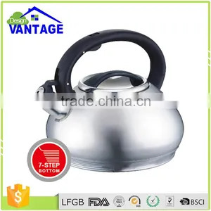 Capsulated Bottom Whistling Kettle Tea Kettle Stainless Steel Water Whistle Kettle thumbnail-1