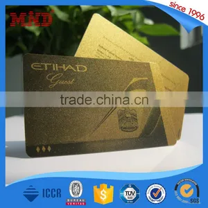 MDP64 High Quality Gold Edge Thick Business Cards/Cheap Embossing Business Card thumbnail-3