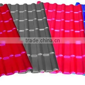 Lasting Color Plastic Spanish Style Synthetic Resin Roof Tile thumbnail-1