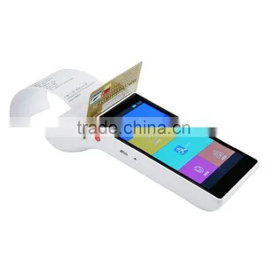 Handheld Pos With Integrated Printer With Magnetic IC Chip Smart Card Reader ( IOS 7816 ) EMV Compliant/NFC ( ISO 14443/15693) thumbnail-3
