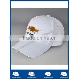 Hot Selling White Cotton Twill Six Panel Embroidery Logo Baseball Cap thumbnail-1