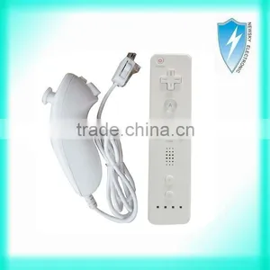 Hot Selling Brand-new White for WII Nunchuk+for Wii Remote Controller thumbnail-1