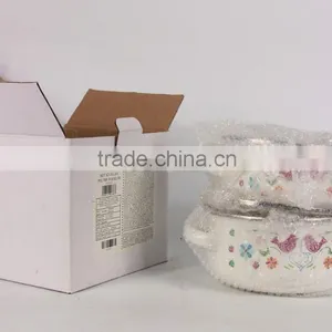Set Of 2Pcs Birds Design Mini Enamel Cookware Set With Decoration thumbnail-2