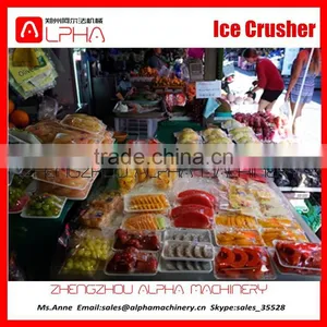 300-500KG/H Sea Food Fruit Use Commercial Ice Crusher Machine thumbnail-4