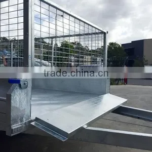 Tandem Axle Cage Trailer 10x5/Australia Strong Trailer/full Welded Trailer/big Trailer/box Trailer/tandem Trailer thumbnail-6