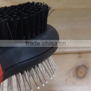 Pet Brush and Comb With Rubber Handle thumbnail-3