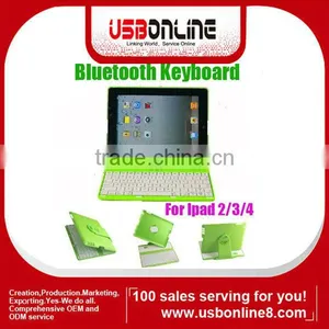 360 Degree Rotate Wireless Bluetooth Keyboard Case For IPad 2/3/4 thumbnail-1