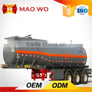 2016 Hot Sale 40ton Vacuum Tank Trailer Fuel Petrol Tanker Semi Trailer thumbnail-3