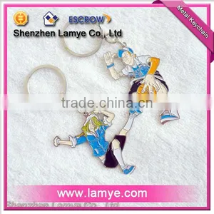 Flashing Metal Car Key Chain thumbnail-1
