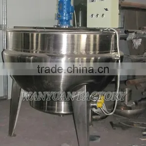 Electric Heating Vertical Jacketed Kettle Cooking Kettle Jacket Cooking Pan thumbnail-1
