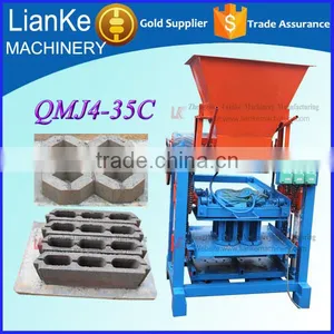 Vibration Small Manual Brick Maker, Cement Manual Brick Maker Sold to Africa and Other Developing Countries thumbnail-1