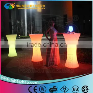 Rotomolding Plastic LED Chair Table Light up Led Plastic Bar Table thumbnail-1