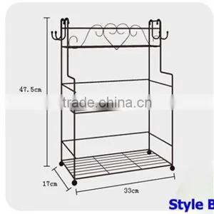 Multi-tier Wire Mesh Condiments Display Rack thumbnail-1