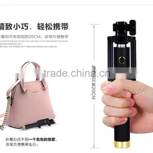 Best Quality Gold-plated Wireless Monopod Selfie Sticker With Bluetooth/Digital Camera Use and Mini Tripod / Lightweight Type se thumbnail-3