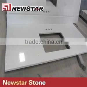 20mm Thickness Prefabricated Solid Surface Countertop thumbnail-1
