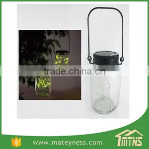 Decorative Outdoor Light Firefly Mason Solar Jar Light thumbnail-1
