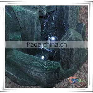 Beautiful Tabletop Artificial Fiberglass Rock Waterfall thumbnail-5