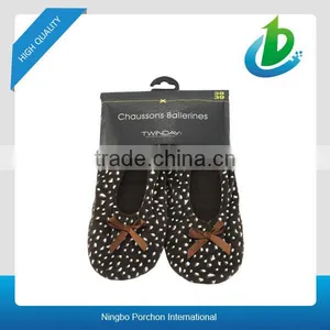 Wholesale Leopard Antislippy Women Foldable Ballet Shoe thumbnail-2