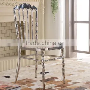 Polished Silver Stainless Steel Luxury Modern Chiavari Chair LQ-SSC001 thumbnail-1