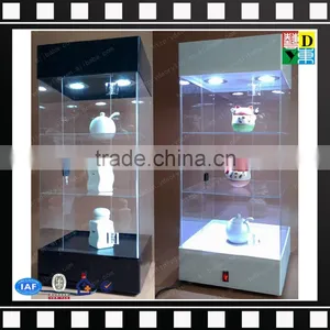 High Quality Led Acrylic Cabinet Display Case With Lock/plexiglass Protective Display Cabinet thumbnail-2