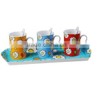 Drinkware Ceramic Children Mug , Kid Mug , Mug Cup With Spoon and Saucer thumbnail-1