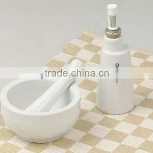 Ceramic Mortar and Pestle Set thumbnail-1