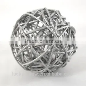 Decorative Large Rattan Balls thumbnail-1