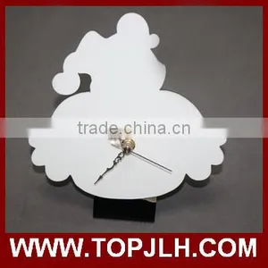 2017 Topjlh Custom Printed Zodiac Shaped Wood Craft Clock thumbnail-4