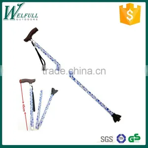 Elderly Walking Stick With Wood Grip SZ20003 thumbnail-1
