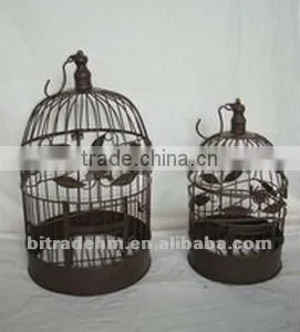 2/s Circular Hanging Metal Bird Cage thumbnail-1